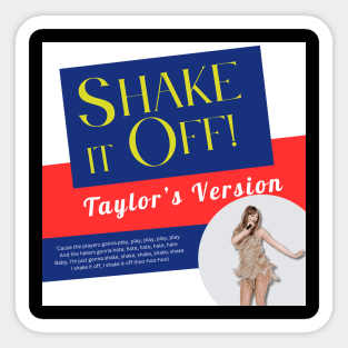 Taylor Swift Shake it off Sticker